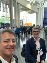 Great to catch up with Christian again at Distributech International #Lidar  #vegetationmanagement