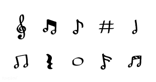 Illustration Set Of Music Note Icons Free Stock Vector 424940 Music Notes Music Artwork Music Icon