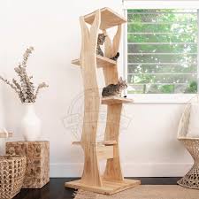 Milton S Perch Tree Cat Tower In 2020 Modern Cat Tree Modern Cat Unique Cat Trees