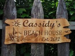 Custom Outdoor House Signs Personalized Custom Carved Beach Etsy Personalized Signs Custom Wood Signs Family Name Signs