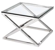Add a trendy edge to your home interior with the voguish criss cross coffee table. Criss Cross Eichholtz Side Table Milia Shop