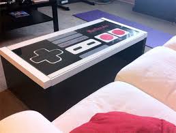 Had to peel it up with a scrapper and redid the area with black acrylic. Custom Nes Coffee Table Can Be Yours For 375