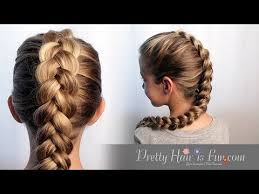 Durchgezogener Zopf Besser Als Flechten Frisur Fur Madchen Youtube Braided Hairstyles Tutorials Pretty Hairstyles Hair Styles