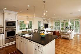 Kitchen dining living room all together. Modern Open Kitchen Designs With Living Room