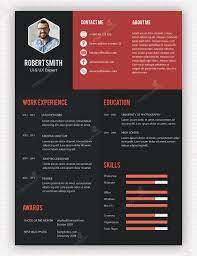 Creative Professional Resume Template Free Psd Psdfreebies Com Creative Resume Template Free Unique Resume Template Resume Template Professional