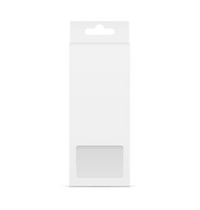 Mockup template for showcasing a tall product box. Box Mockup Tall Vector Images Over 100