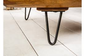 Quand j'étais étudiante, le studio dans lequel j'habitais manquait cruellement de place. Table Basse En Bois Sesham Et Pied Epingle Cbc Meubles