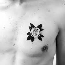 Black And White Space Tattoos For Men Top 43 Small Chest Tattoos Ideas 2020 Inspiration Guide In 2020 Small Chest Tattoos Chest Tattoo Men Tattoos For Guys