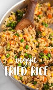 Easy Vegetable Fried Rice Karissa S Vegan Kitchen Recipe Tasty Vegetarian Recipes Veggie Fried Rice Vegan Dinner Recipes