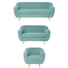 Sada Mentolove Zeleneho Kresla A Dvoumistne A Trojmistne Pohovky Jalouse Maison Vicky Love Seat Couch Furniture