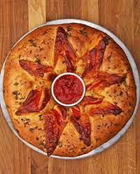 Pepperoni Pizza Ring Recipe By Tasty Recipe Appetizer Recipes Pepperoni Pizza Recipes