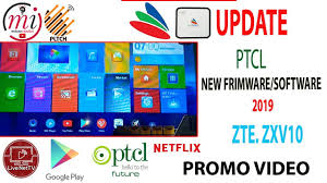 Ptcl Smart Tv Device New Frimware Preview Zte Zxv10 Youtube