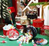 Amazon.com: Maxcheck 48 Pcs Round Christmas Cookie Tins with ...