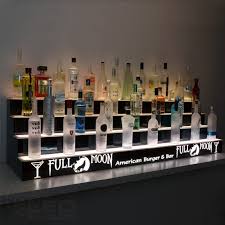 Bar Shelf Plus Led Lights Restaurant Bar Shelves Home Bar Shelf