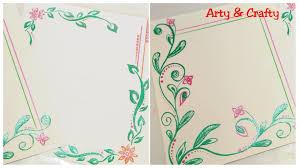 Diy Border Design For School Projects How To Decorate Front Page Of File Border Design On Paper Border Design Page Borders Design Front Page Design Choose from over a million free vectors, clipart graphics, vector art images, design templates, and illustrations created by artists worldwide! diy border design for school projects