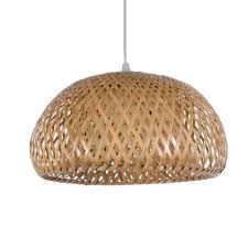 Abat jour rotin rotina abat jour de suspension en rotin naturel 55, abat jour alok en rotin naturel décoration koya design, abat jour en rotin trio leuchten rotin lampesenligne fr, abat. Abat Jour En Rotin D Osier Bambou Tisse A La Main Double Couche Abat Jour En Dome De Bambou Asiatique Rustique Cdiscount Maison