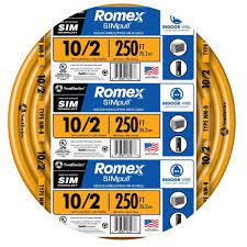 How to calculate square footage? Southwire 250 Ft 10 2 Solid Romex Simpull Cu Nm B W G Wire 28829055 The Home Depot