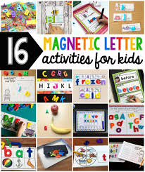 Magnetic alphabet chart tutorial for kids. Pull And Trace Alphabet Magnets Literacy Center