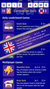 Read on for some hilarious trivia questions that will make your brain and your funny bone work overtime. Eurovision Quiz For Android Apk Download