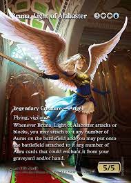 Bruna Light Of Alabaster Mtg Lendas Anjos Rpg