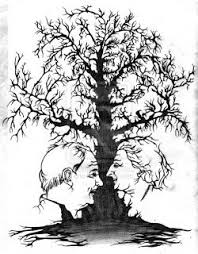 Black And White Optical Illusion Drawings Black White Tree Optical Illusion Picture In Picture Wtf Optical Illusions Pictures Illusion Pictures Optical Illusions Art