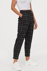 Aesthetic Black And White Plaid Pants Outfit Pdp Plaid Pants Outfit Pants For Women Fashion Inspo Outfits