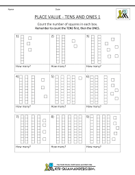 1st grade base 10 blocks worksheets. Math Place Value Worksheets To 100 First Grade Math Worksheets 1st Grade Math Worksheets 1st Grade Math