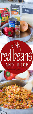 Red Beans And Rice Recipe Quick Side Dish Recipes Food Dishes Mexican Food Recipes