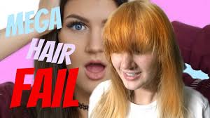 haare orange haare farben macht diesen fehler niemals mega haarfail youtube