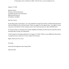 To write your email, inform your employer that you are accepting the job role. How To Accept A Job Offer With Sample Acceptance Letters