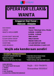 Cari homestay kawasan senai, johor? Kemasukan Kerja Kosong Cityrecruit Hr Outsource Facebook