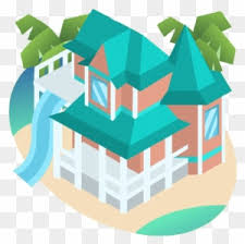 Animal jam club geoz playset with exclusive diamond arctic wolf. Beach House Animal Jam Beach House Free Transparent Png Clipart Images Download