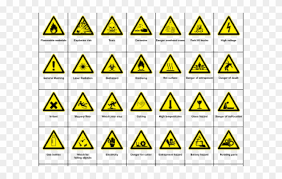 Maybe you would like to learn more about one of these? Safe Clipart Safety Signage Hazard Symbols And Names Png Download 208585 Pinclipart