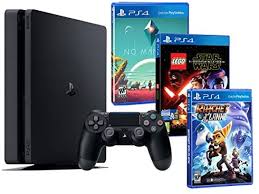 Has solicitado una alerta sobre un roller para niños play5 rojo negro. Playstation 4 Consola Ps4 Slim 500gb Pack Infantil 3 Juegos Lego Star Wars El Despertar De La Fuerza No Man S Sky Ratchet Clank Amazon Es Videojuegos