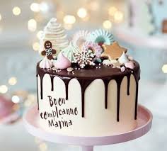 Buon Compleanno Marina Idee Torta Torte Di Compleanno Torte Di Compleanno Rosa