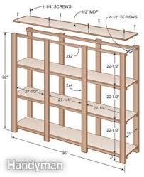 The build isn't necessarily complicated, but since you'll be mounting them high up on the wall and ceiling, it can be a bit difficult. 12 Simple Storage Solutions For Small Spaces Diy Storage Shelves Garage Storage Shelves Diy Garage Storage
