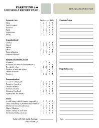 The Life Skills Report Card Life Skills Financial Literacy Lessons Skills