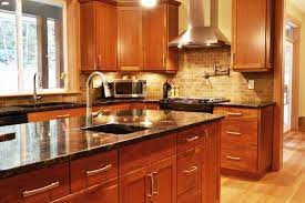 Your small kitchen space can be designed to include these elegant, dark wood elements. 28 Best Natural Cherry Cabinets Ideas Cherry Cabinets Kitchen Remodel Kitchen Design