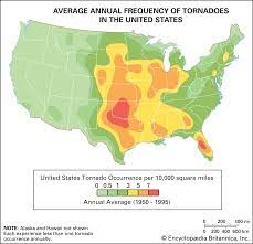 Quite often, those tornadoes are large and violent. Tornado Occurrence In The United States Britannica