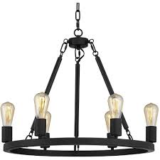 The franklin iron works reviews reveal a lot of great solutions for those that are looking at making sure that their home looks great. Franklin Iron Works Matte Black Wagon Wheel Chandelier 24 1 2 Wide Industrial Rustic Farmhouse 6 Light Fixture Dining Room House Target
