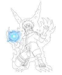 In response, the leader of konoha and the fourth hokage, minato namikaze (with his wife kushina uzumaki) seals the fox inside the body of his newborn son, naruto uzumaki, making naruto a host of the beast; Naruto Kyuubi Coloring Pages Sketch Coloring Page Coloring Home