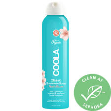 Coola Classic Body Organic Sunscreen Spray Spf 70 Peach Blossom Big Apple Buddy