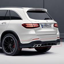 Glc Suv 63 Amg Diffusor With Exhaust Tips Genuine Mercedes Benz