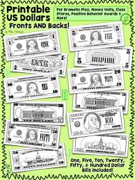Free custom printable play money template. Printable Play Money Teaching Resources