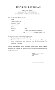 Nah, surat resmi biasa digunakan untuk tujuan acara yang resmi, sedangkan. Contoh Surat Pernyataan Bersedia Mentaati Peraturan Cute766