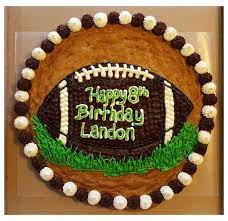 Everyday low prices, save up to 50%. Football Cookie Cake Football Cookie Cake Cookie Cake Birthday Cookie Cake Cookie Cake Decorations