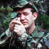 U.S. Marine Lance Cpl. Ryan Gergley, a radio operator