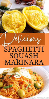 How To Cook Easy Spaghetti Squash Marinara Recipe Spaghetti Squash Recipes Easy Easy Spaghetti Easy Spaghetti Squash