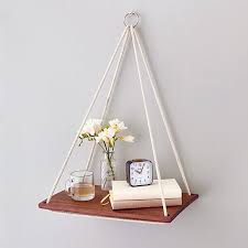 Hanging Side Table Hanging Shelf Space Saving Furniture Uncommon Goods In 2020 Diy Hanging Shelves Hanging Shelves Creative Home Decor