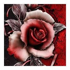 Diy Painting Flower Rose Diy Round Diamond Painting Kits Craft Decor Diamond Painting Painting Kits Flowers